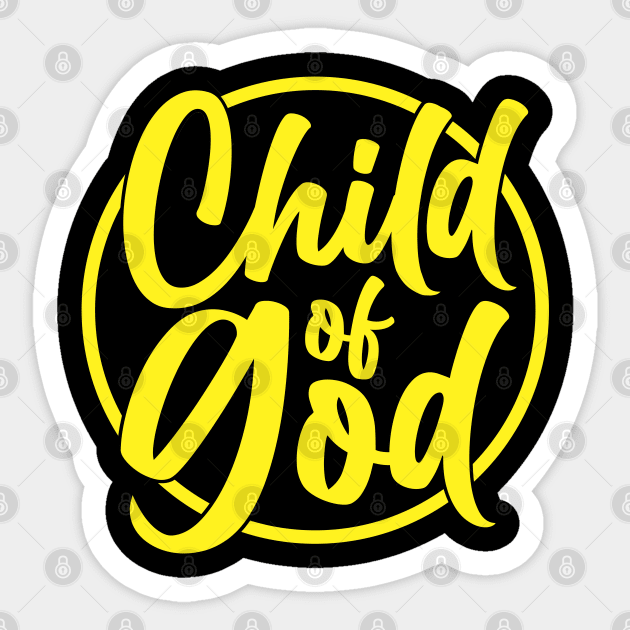 Child Of God Sticker by Plushism